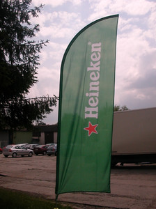 Beachflaga Typ A   70 x 250 cm (maszt+flaga)