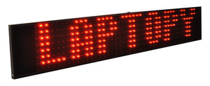 Wyświetlacz LED tekstowy jednokolorowy 125x20