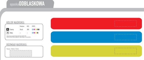 Specyfikacja techniczna opaska odblaskowa